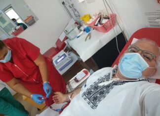 Părintele Ion Iagăru a dat startul unei noi campanii de donare de sânge
