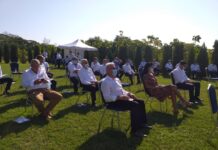 FOTO. Congresul PSD, în aer liber, pe Dealul Grădiște. Oprescu: „Ne dorim să se aștearnă liniștea în cadrul partidului”