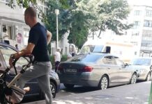 O fetiță, de șase ani, a fost lovită de o mașină pe o stradă din Slatina