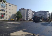 FOTO. Parcări și trotuare moderne, în cartierul Steaua din Slatina