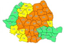 Oltul, sub Cod portocaliu de furtună
