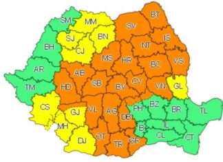 Oltul, sub Cod portocaliu de furtună