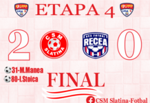 CSM Slatina –  ACS Fotbal Comuna Recea 2-0