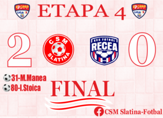 CSM Slatina – ACS Fotbal Comuna Recea 2-0