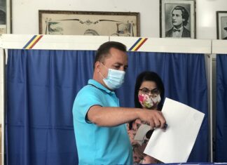 Olt: 44,14% prezență la vot, la ora 17:00