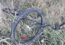 FOTO. Grav accident, la Pleșoiu. Un biciclist a murit pe loc