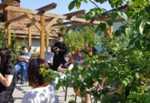 FOTO. Lansare de carte în curtea bătrânească de la Slătioara