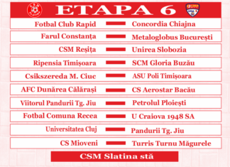 CSM Slatina stă în etapa a 6-a