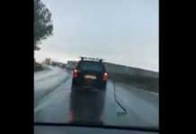 Un șofer din Olt a plecat după el cu furtunul de la benzinărie