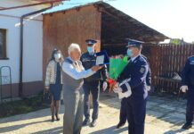 Surpriză uriașă pentru cel mai vârstnic polițist oltean