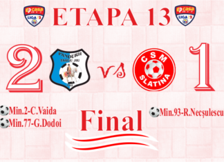 PANDURII TÂRGU JIU – CSM SLATINA 2-1