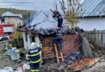 Incendiu în comuna Valea Marea