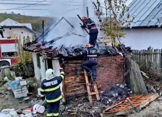 Incendiu în comuna Valea Marea