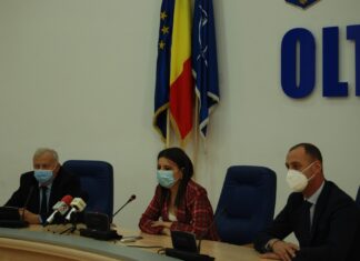 PMP OLT, LA PRIMA CONFERINȚĂ DE PRESĂ ÎN NOUA FORMULĂ. JENEL COPILĂU A AVUT-O CA INVITATĂ PE IOANA CONSTANTIN, SECRETARUL GENERAL ADJUNCT AL PARTIDULUI