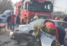 Grav accident, în Balș. Traficul blocat
