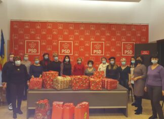 Femeile social democrate din Slatina, ajutoarele lui Moș Crăciun