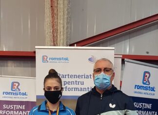 Junioarea Daniela Găină, locul trei la Turneul senioarelor la tenis de masă