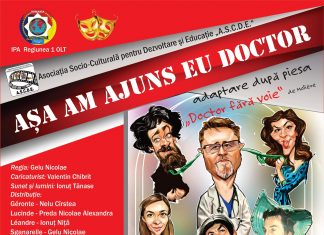 Spectacolul „Așa am ajuns eu doctor”, la Centrul Cultural ”Eugen Ionescu”