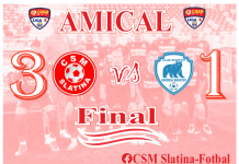 CSM Slatina – Unirea Bascov 3-1 (0-1)