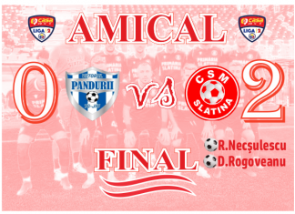 Fotbal: Viitorul Pandurii – CSM Slatina 0-2
