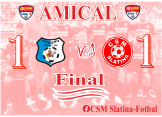 Fotbal: CSM Slatina, ultima săptămână de pregătire