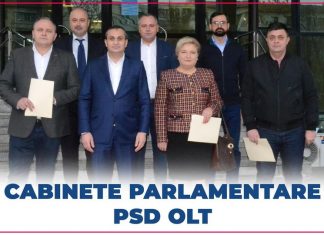PARLAMENTARII PSD DE OLT ÎI AŞTEAPTĂ PE CETĂŢENI LA CABINETELE PARLAMENTARE. IATĂ CE PROGRAM AU SENATORII ŞI DEPUTAŢII
