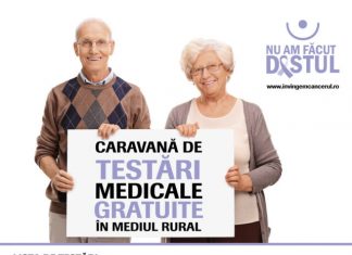 TESTĂRI MEDICALE GRATUITE ÎN TREI LOCALITĂŢI DIN OLT. VEZI CARE SUNT ACESTEA