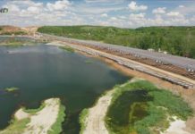 Imagini noi de pe șantierul Drumului Expres Craiova-Slatina-Pitești