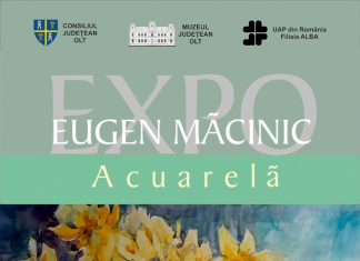 Expoziția de acuarelă Eugen MĂCINIC, la Galeria „Artis“ din Slatina