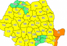 Oltul, sub COD GALBEN de ploi