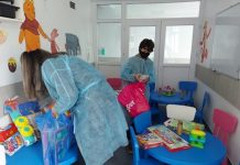 Copiii internați la Spitalul Slatina au primit cadouri de 1 Iunie
