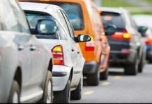 Trafic îngreunat, în Olt