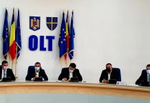 Senatorul Liviu Voiculescu, întâlnire de lucru, la Consiliul Județean Olt