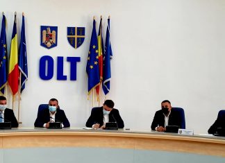 Senatorul Liviu Voiculescu, întâlnire de lucru, la Consiliul Județean Olt