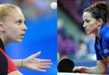 Irina Ciobanu si Adina Diaconu, la Campionatul European de Tenis de Masă