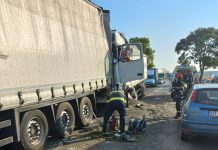 FOTO. Trafic complet blocat, după un accident rutier cu cinci mașini, la ieșirea din Balș