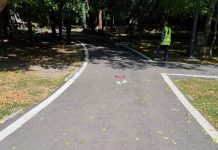 „Promenada Inimilor ”, în Parcul „Constantin Poroineanu” Caracal