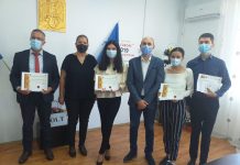 FOTO. Cei șapte elevi de 10 din Olt au fost premiați, la ISJ Olt