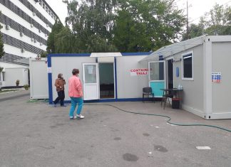 Masca, obligatorie, începând de luni, la Spitalul Slatina