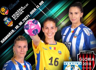 Handbal: CSM Slatina vs. CS Gloria Bistrița, sâmbăta, 16 octombrie