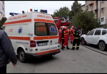 VIDEO. Incendiu la o garsonieră din Balș