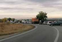 Trafic blocat, între Slătioara și Găneasa, după un accident între două mașini