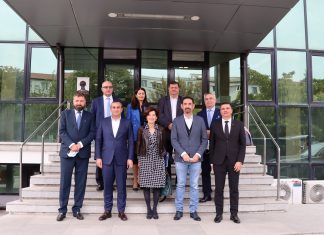 FOTO. Ambasadorul Franței, vizită oficială, la CJ Olt