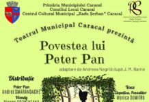 ”Povestea lui Peter Pan”, pe scena Teatrului Municipal Caracal