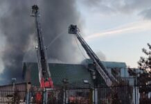 Polițiștii intră pe fir în cazul incendiului de la fabrica de mezeluri din Valea Mare