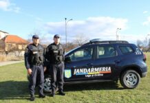 Plt. adj. Fieraru Lucian, plt. Ulianov Alexandru și plt. adj. Măceșanu Viorel din cadrul Detașamentului 3 Jandarmi Slatina, oamenii zilei