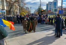 FOTO. Sute de olteni și parlamentari, la ceremonia de 1 Decembrie de la Slatina