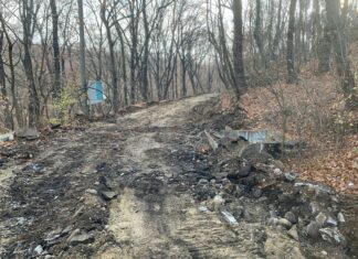 FOTO. Pistă de biciclete, în Pădurea Strehareți din Slatina