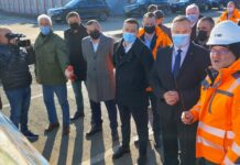 Nicolae Ciucă, vizită pe Drumul Expres Craiova-Slatina-Pitești