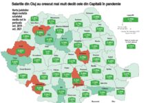 Harta salariilor din România. Cel mai bine se câştigă în Bucureşti, Cluj şi Timiş, iar cel mai prost se câştigă în Teleorman şi Caraş-Severin